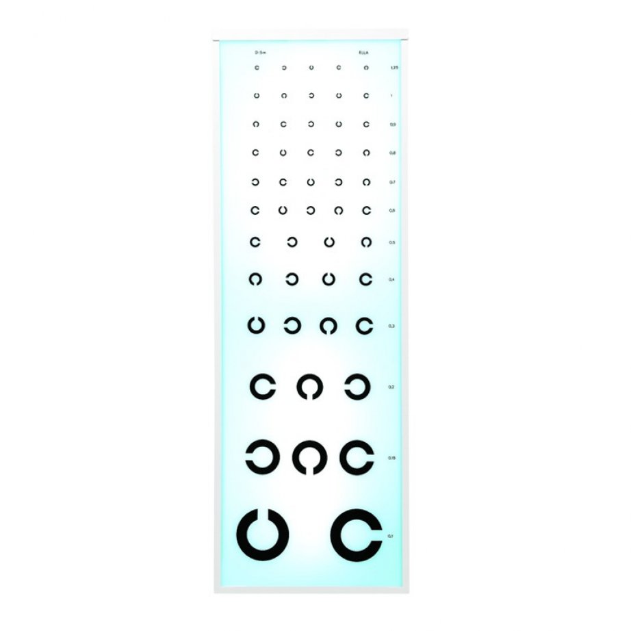 Illuminated Visual Acuity Charts 